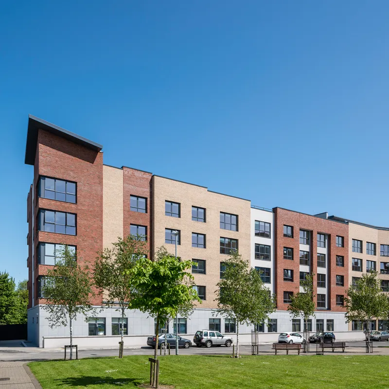 Northern Cross was a bespoke design‑and‑build project delivering the largest nursing home in Ireland for our elderly care platform, Care Choice